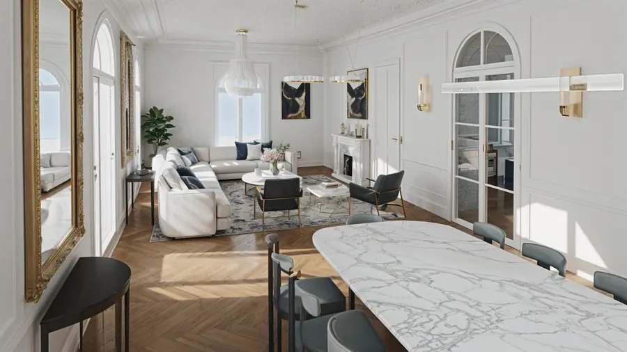 Interior under confidentiality